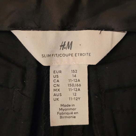 Black Dress Pants US 14 / age 11 - 12 yo - Picture 7 of 13